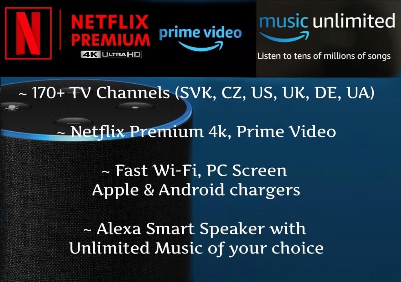 E2 Luxury Oldtown Apt - 2X Parking, Foodstore, Pcscreen, Netflix, Unlimited Music, Crib, Babychair, Fastwifi, Aircon Кошице Екстер'єр фото